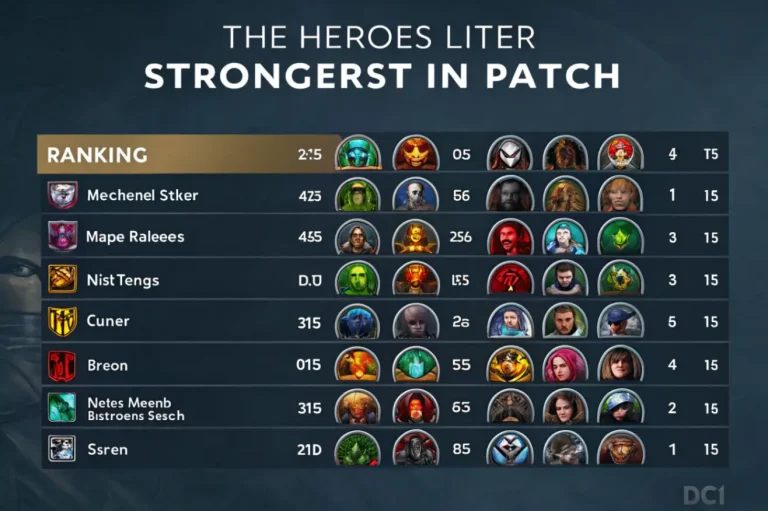 Tier List Dota 2: сильнейшие герои текущего патча