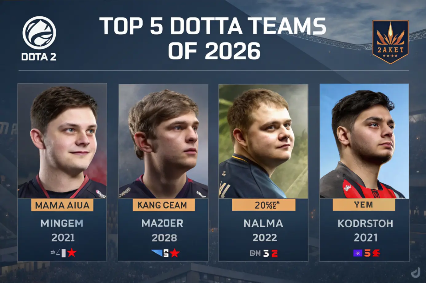 Топ-5 команд Dota 2 2026 и фавориты TI